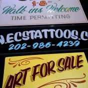 Hand painted signs from J. Bruce @ageoldsigns